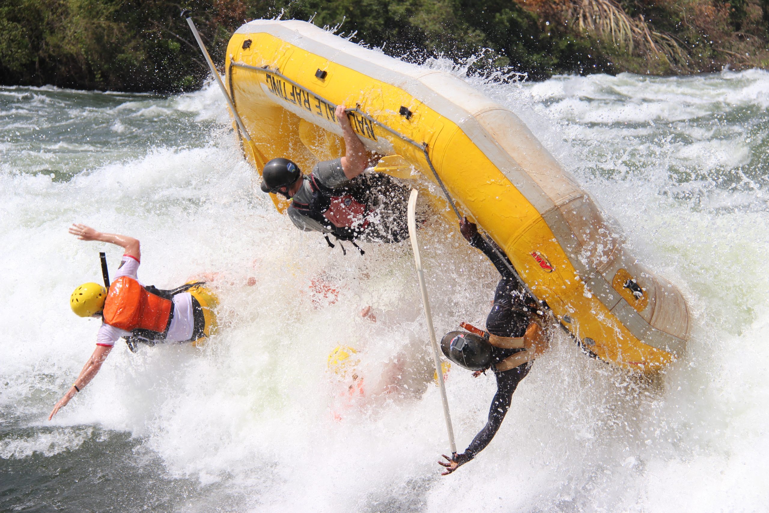 rafting on the nile